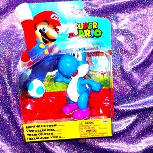 Super Mario Blue Yoshi Figure